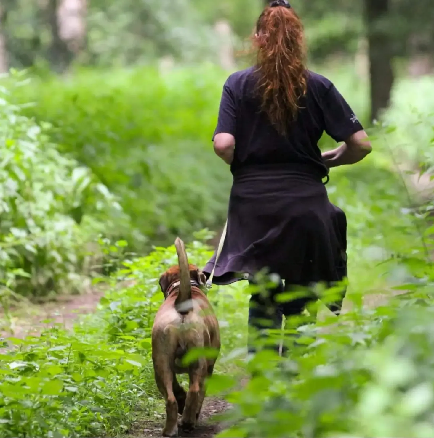 Claudia Köster und Hund